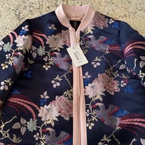 Ted Baker silk jacquard bomber